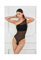 Damskie, czarne, eleganckie body PER SEMPRE