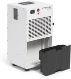TROTEC Przemysłowy osuszacz powietrza TTK 75 ECO suszarka budowlana, suszenie do pomieszczeń o powierzchni do 90 m² i 230 m³ wydajność osuszania 21 l na dobę, pojemność zbiornika 4 l, filtr powietrza