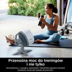 Shark FlexBreeze TableMate Wentylator bezprzewodowy wewnętrzno-zewnętrzny, do 24 godz. pracy, wydajne chłodzenie, zasięg 20 m, cichy, 5 szybkości, oscylacja, zdalne sterowanie, zimowa mgła, FA150EU