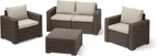 Allibert California Sofa Ogrodowa, Panama Cool Grey, 141 x 68 x 72 cm